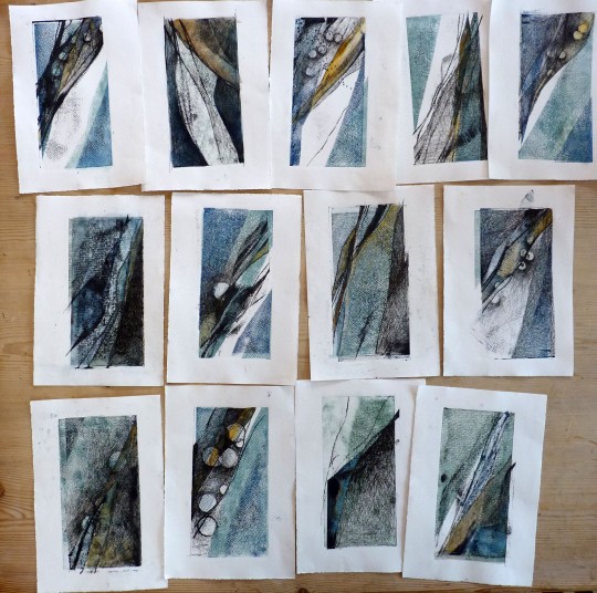 Sea Edge Drawings - Debbie Lyddon