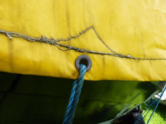 Detail of a Boat Cover