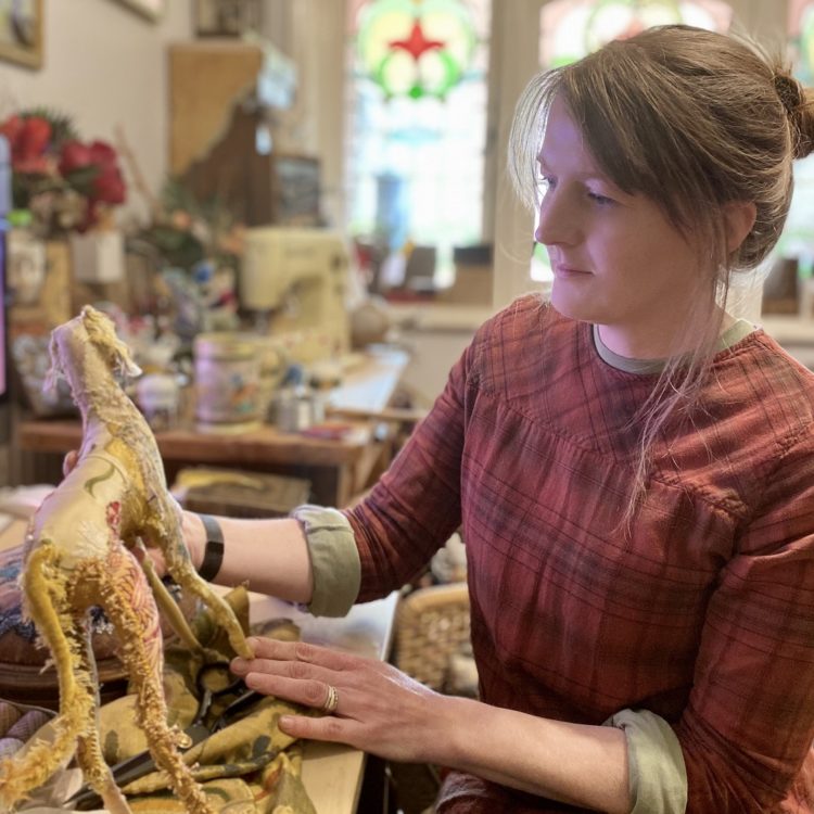 Bryony Jennings in her home studio.