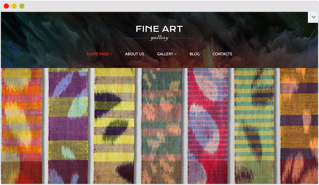 Art Gallery WordPress theme