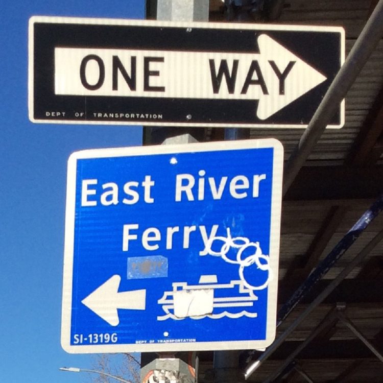 Street sign referred to in Grimsby to Greenpoint & Beyond (above).