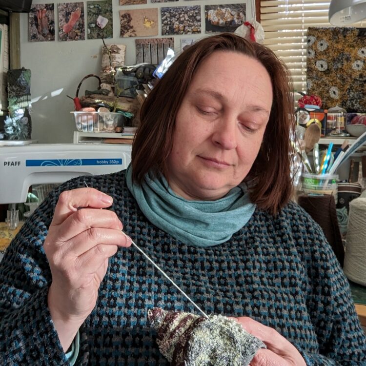 Nerissa Cargill Thompson in her studio.