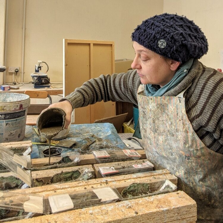 Nerissa Cargill Thompson in her studio.